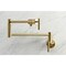 Kingston Brass KS4107CML Wall Mount Pot Filler, Brushed Brass KS4107CML - alternate 3
